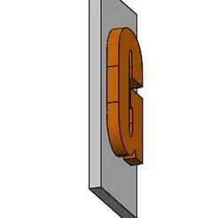 Keychain Car Plate Nameplate LETTER G