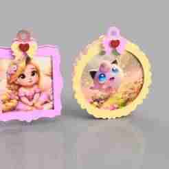 Keychain frames kawaii cookie frames