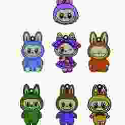 Keychain Labubu Pack - Keychain Labubu