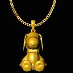 kids dog pendant charm