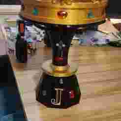 King Chess Piece with Wearable Crown