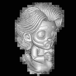 Kneeling Jesus – Chibi Prayer Figurine | 3D Printable STL