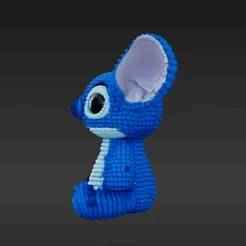 Knit Texture Alien Experiment - Cute Crocheted Toy Model