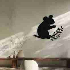 Koala Bear Wall Decor Art