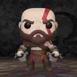 Kratos – God of War | Chibi 3D Printable Figure