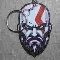 Kratos keychain v2 (3mf)