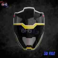 Kyoryu Black Helmet 3D STL File