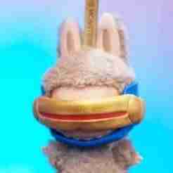 Labubu Accessories Toys  - Cyclops X-Men Helmet - Marvel Comic cosplay