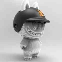 LABUBU BASEBAL HELMET DETROIT TIGERS