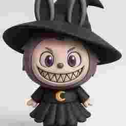 Labubu Brujita - 3D Halloween and Day of the Dead Figure