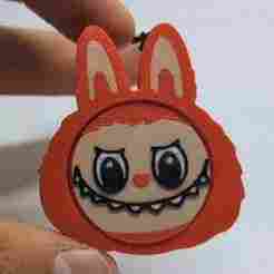 Labubu Gyroscope Keychain