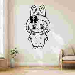 Labubu5 - Wall Art Multicolor