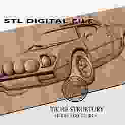 Lancia Stratos – Classic Rally Car Bas Relief – 3D STL Model