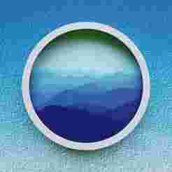 Layered Ocean Waves Wall Art - 3D Print Ready Design