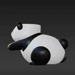 Lazy Panda Desk Caddy - Fun Cartoon Cup & Can Coaster