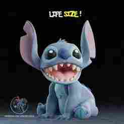 Life Size Blue Alien Dog 3mf File