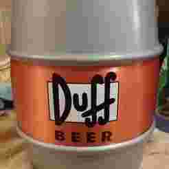 Life Size Duff Keg Simpsons