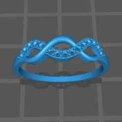 Lightweight women ring 3D Model - No.2