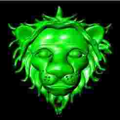 Lion for jewelry - Lion for ring - Lion for pendant - N704