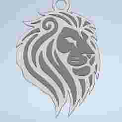 Lion keychain