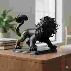 Lion statue