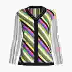 Long Sleeve V Neck Tops   | Marvelous / Clo3d / obj / fbx