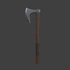 🪓 Long Viking Axe