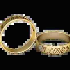 Love Ring 3D Printable Model