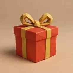 Low Poly Gift Box