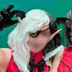 Lugoshi Horns & Eyepatch – Ado “Show” Cosplay 3D Accessories