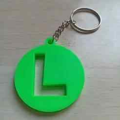Luigi keychain