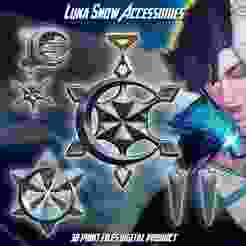 Luna Snow Cosplay Accessories Outfit Marvel Rivals