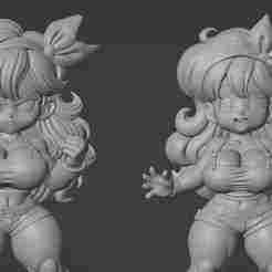 Lunch blue and yellow hair chibi - Dragon Ball