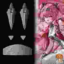 Lupa - Hair Accesories - Wuthering Waves Cosplay Prop