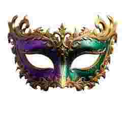 Luxury Venetian Masquerade Mask Ornate Dual Color