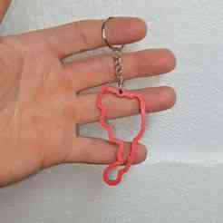 🏎️ Madrid F1 Urban Circuit MADRING Keychain Keychain Keyring