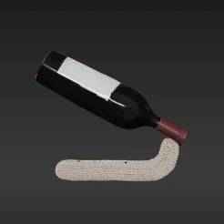 Magic Rope Wine Holder - 3D Printed Bar & Kitchen Accessory