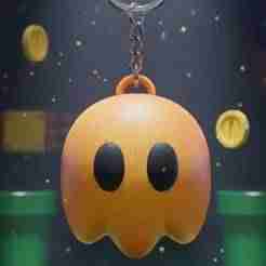 Magma Bubble Keychain - Super Mario Lava Hazard - Super Mario - Ready to Print