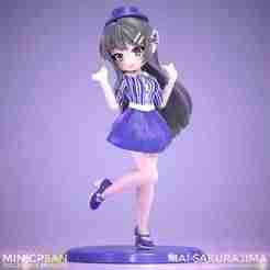 Mai Sakurajima - Cute Parade Day Outfit - Rascal Does Not Dream of Bunny Girl Senpai Anime Figure - 3D Printing