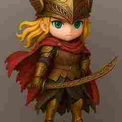 Malenia - Elden Ring 3D Print Chibi Model