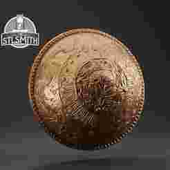 Man-Serpent's Shield Elden Ring Life Size Prop STL