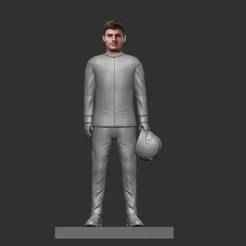 man with helmet in hand