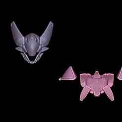 Mantis Galactic Wings, Helmet, jetpack and shoulder pads, armor for cosplay, prop for 3d printing