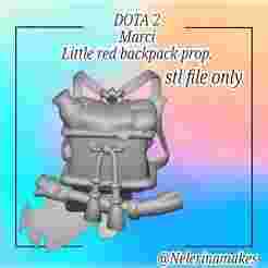 Marci - Little red backpack prop DOTA2