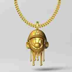 Mario pendant charm