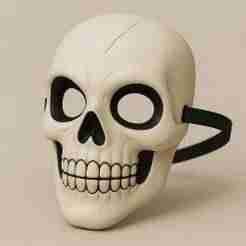 Mascara de calavera Halloween