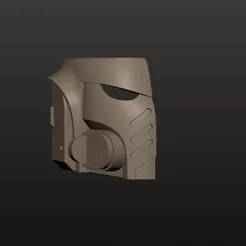 Mask right side print