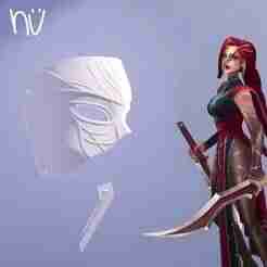 Masque of the Black Rose Katarina Mask & Earrings