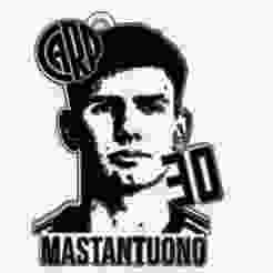 Mastantuono 3D keychain - River Plate ⚽🔥
