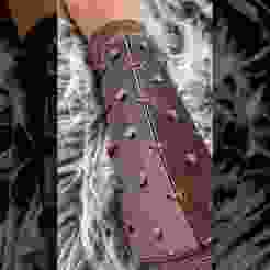 Medieval Bracer with Rivets